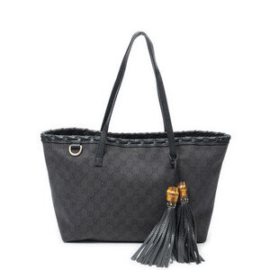 Gucci Bamboo Tassel Shopping Tote